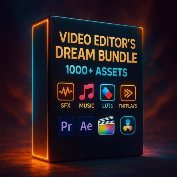 VIDEO EDITORS DREAM BUNDLE